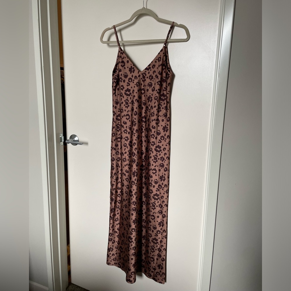 Brown Animal Print Dress - Picture 2 of 4
